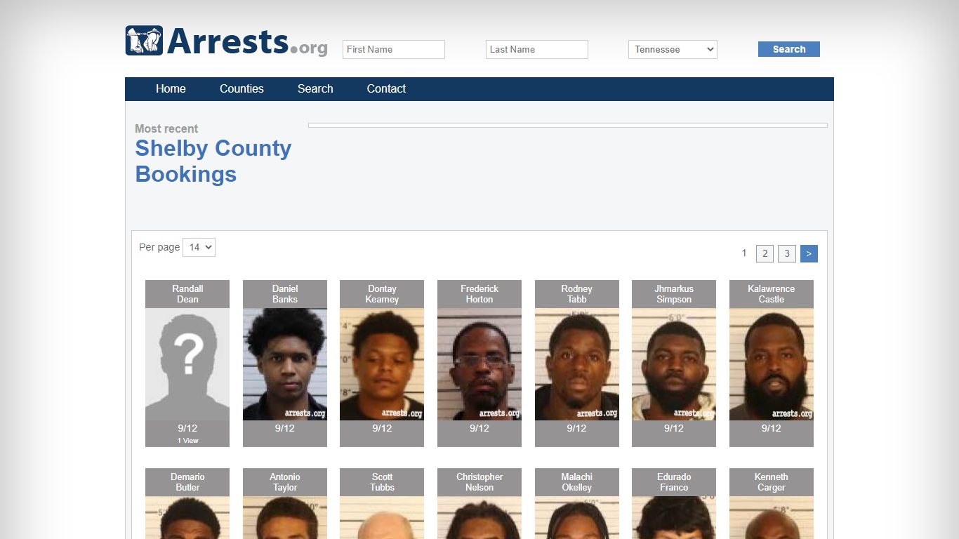 Shelby County Arrests and Inmate Search